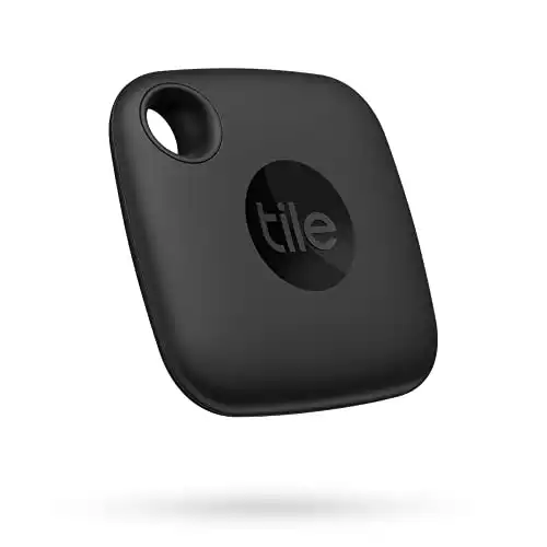 Tile Mate 1-Pack. Black. Bluetooth Tracker, Keys Finder