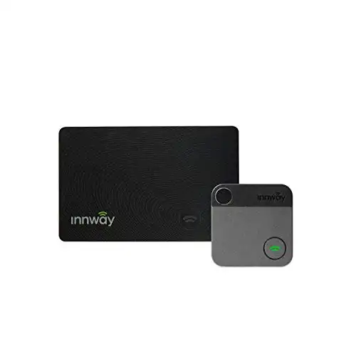 Innway Card + Tag - Ultra Thin Bluetooth Tracker Finder. Find Your Wallet, Bag, Backpack, Keys, Laptop, Tablet