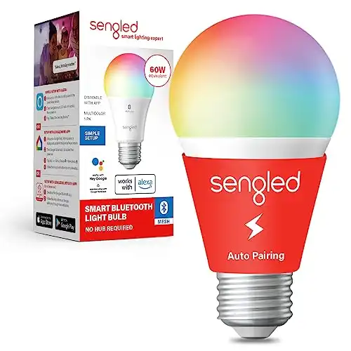 Sengled Smart Light Bulbs, Color Changing Alexa/Bluetooth Mesh