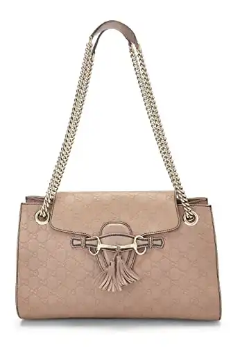 Gucci, Pre-Loved Guccissima Leather Emily Chain Shoulder Bag